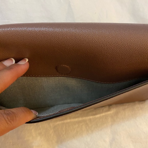 NWOT REBECCA MINKOFF Mauve Clutch with Gold Hardware - Picture 10 of 12